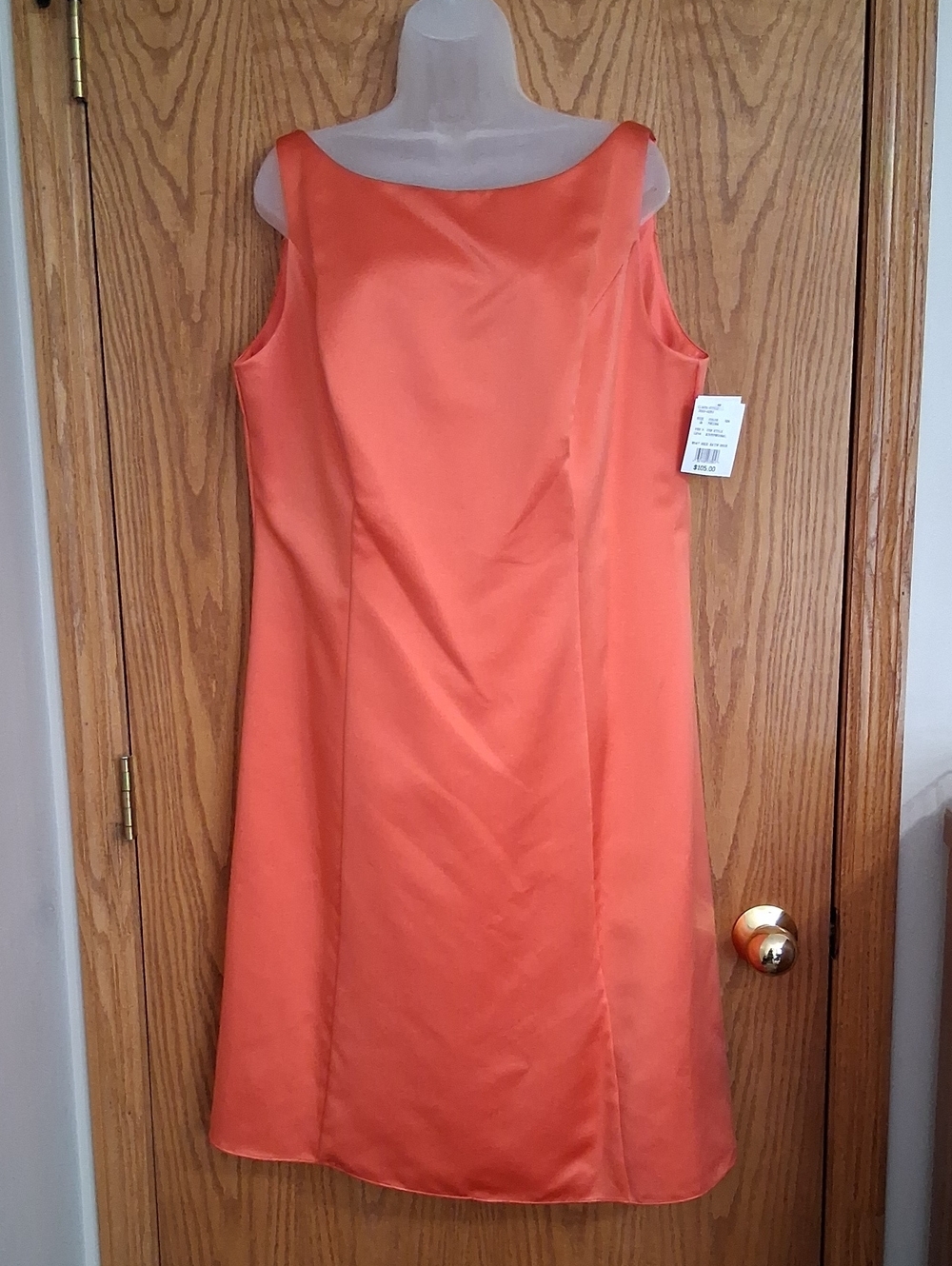 Coral David's Bridal Special Occasion dress, size 18
